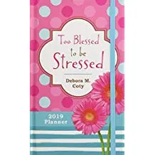 2019 Planner Too Blessed to Be Stressed